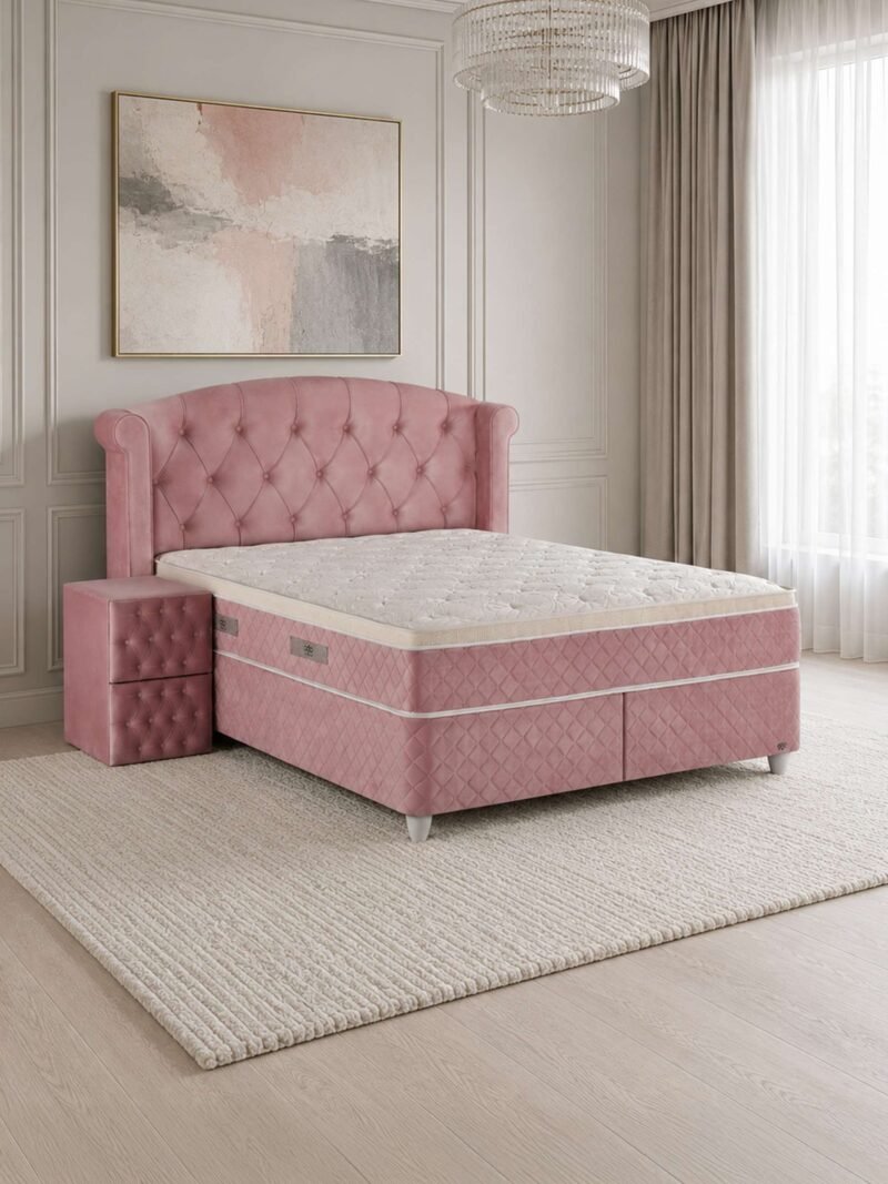 Francuski ležaj Visco Lux Rose