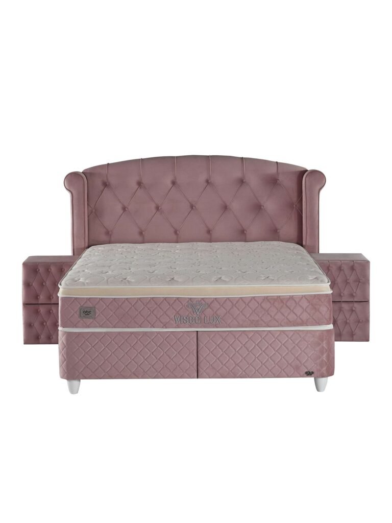 Francuski ležaj Visco Lux Rose – slika 2