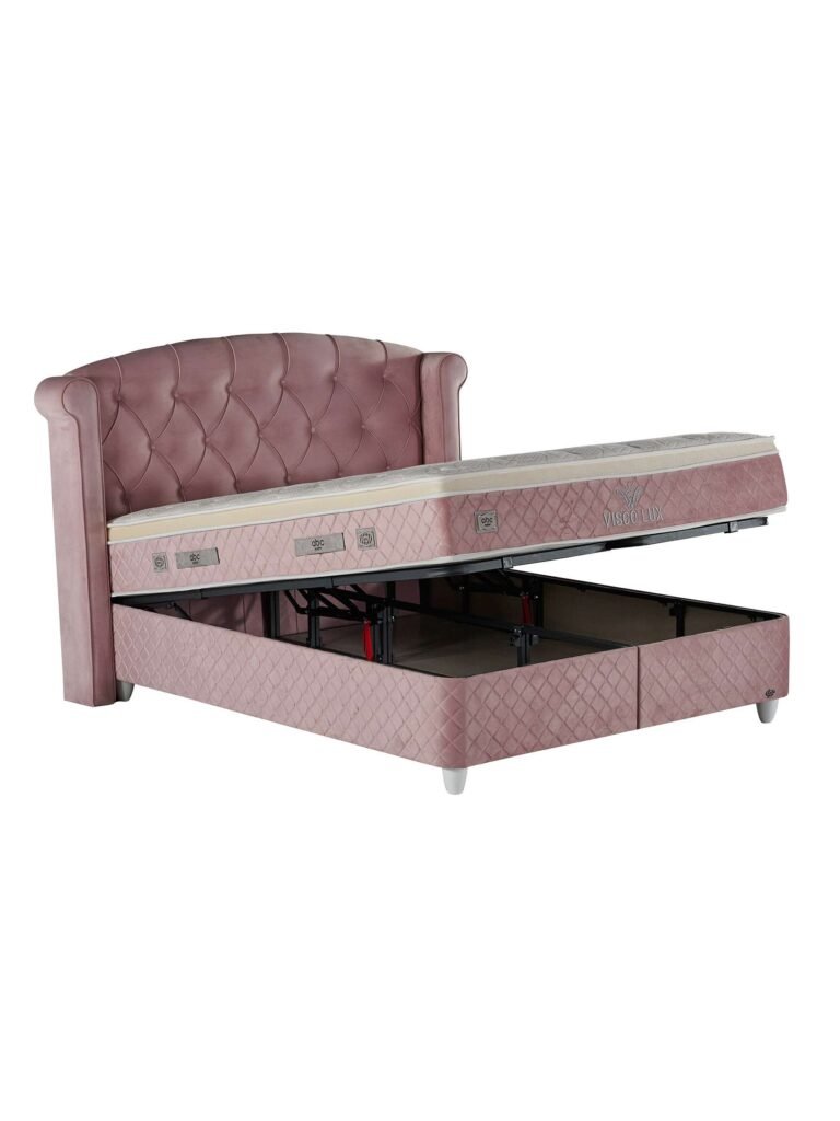 Francuski ležaj Visco Lux Rose – slika 5